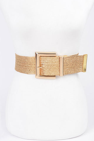 Clear PVC Metal Buckle Belt