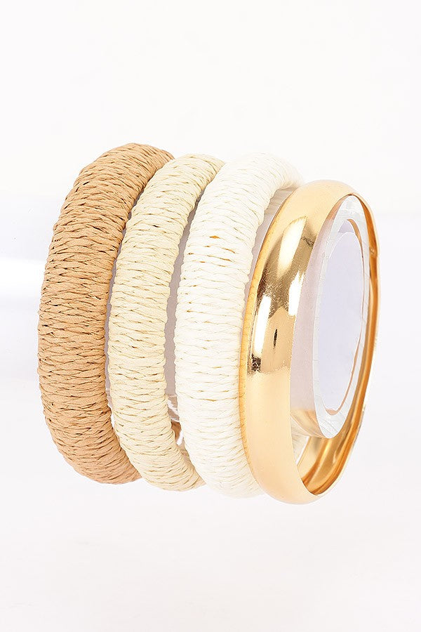 Multi Mixed - Material Bracelet