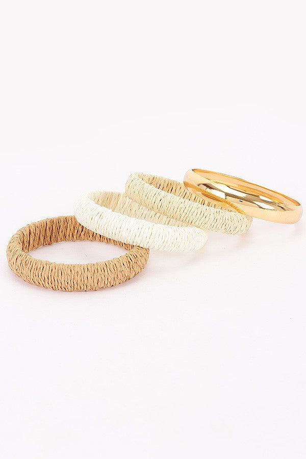 Multi Mixed - Material Bracelet