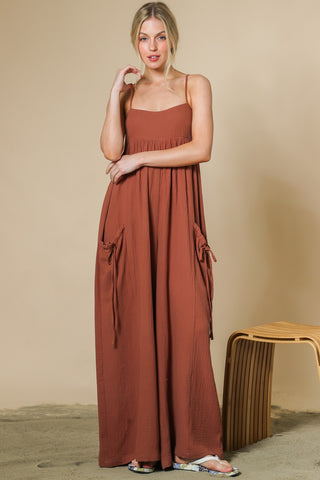 Double Gauze Cami Jumpsuit