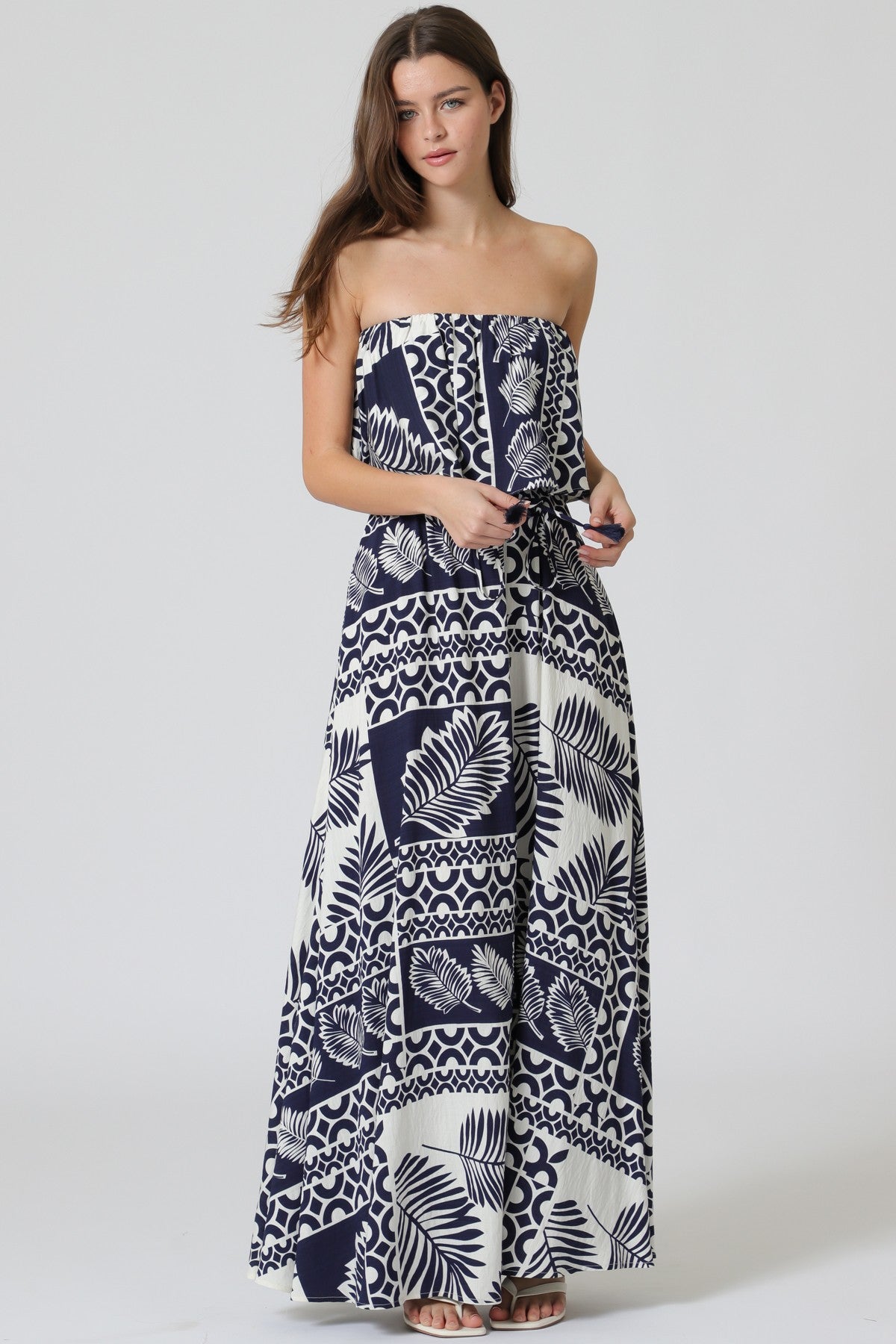 STRAPLESS MAXI DRESS