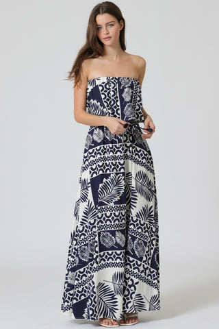 STRAPLESS MAXI DRESS