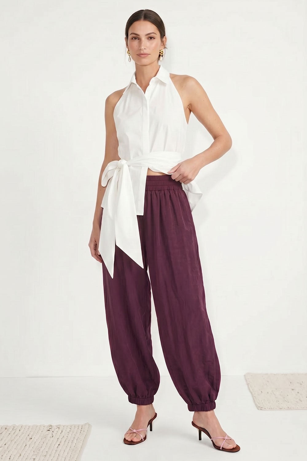 Pull-on Baggy Balloon Pants