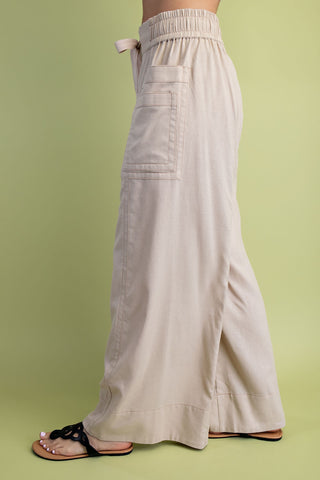 Linen Wide Leg Pants