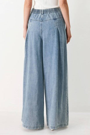 A Washed Denim Pant