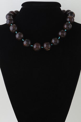 Geometric Crystal Beaded Necklace