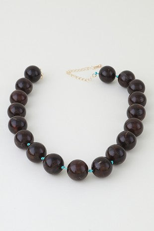 Geometric Crystal Beaded Necklace