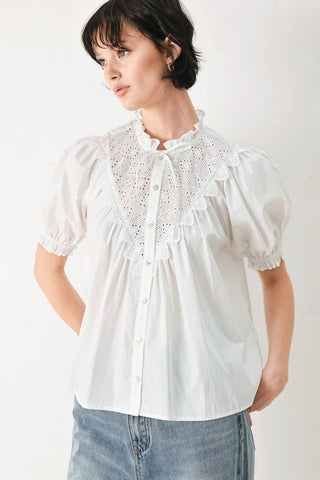 A Solid Woven Top