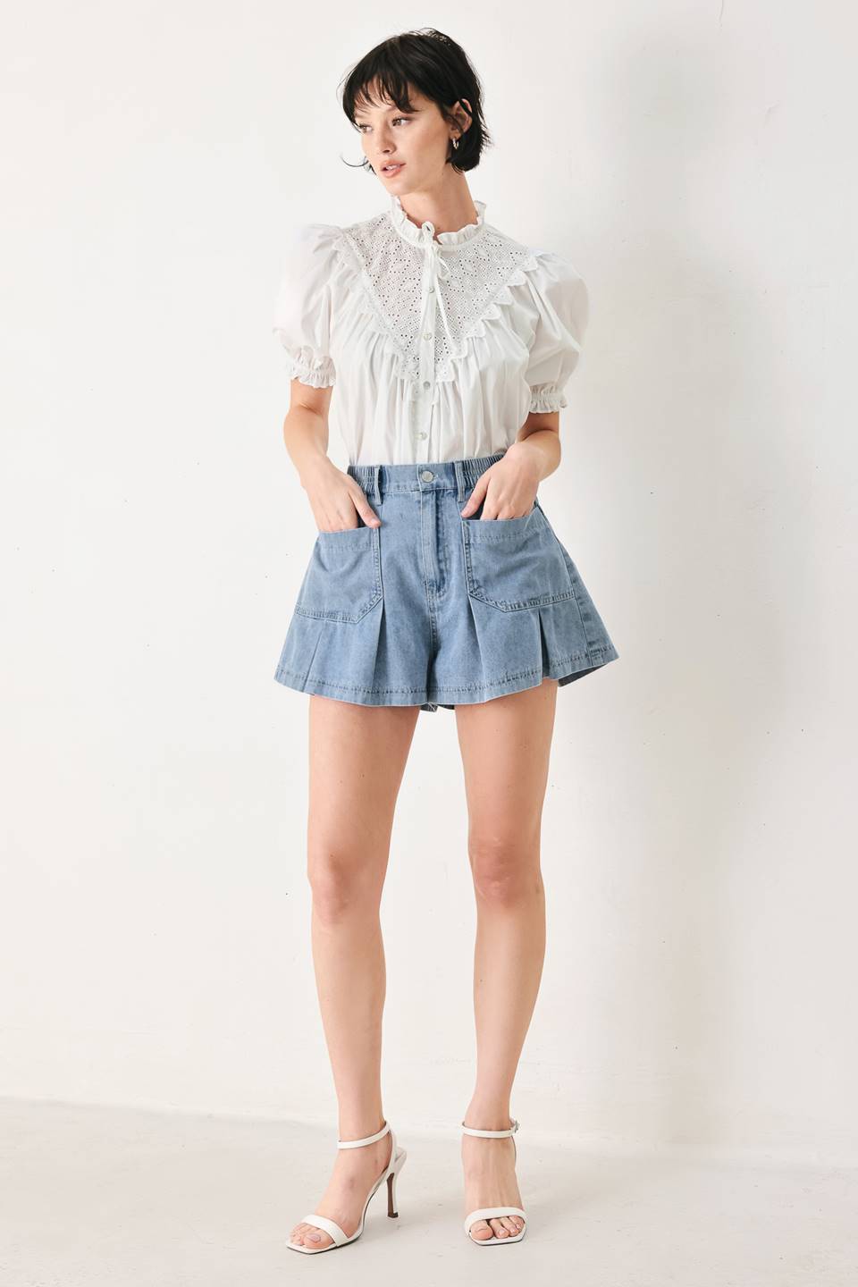 A Solid Woven Top