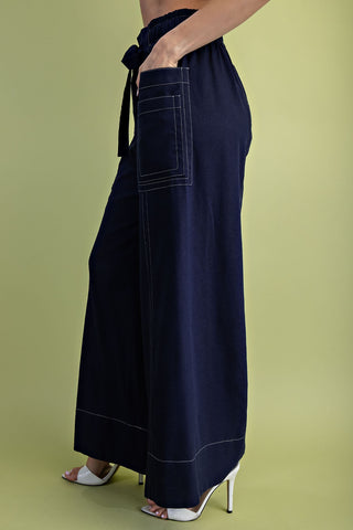 Linen Wide Leg Pants