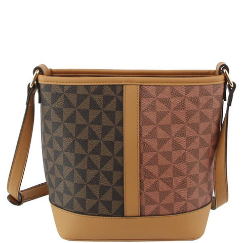 Monogram Design Crossbody Bag