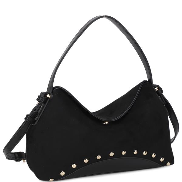 Chic Studded Shoulder Crossbody Bag