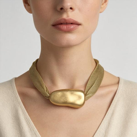 Sealife Shell Charm Statement Necklace