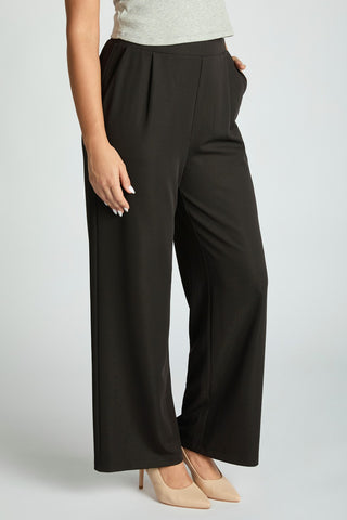 Micro Waffle Textured Bootcut Trouser