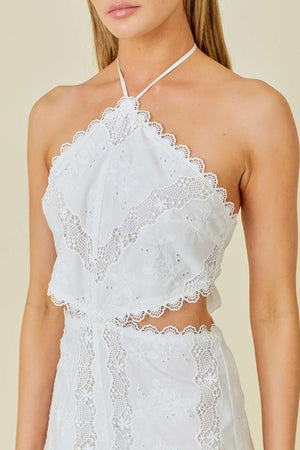 Lace Halter Jumpsuit