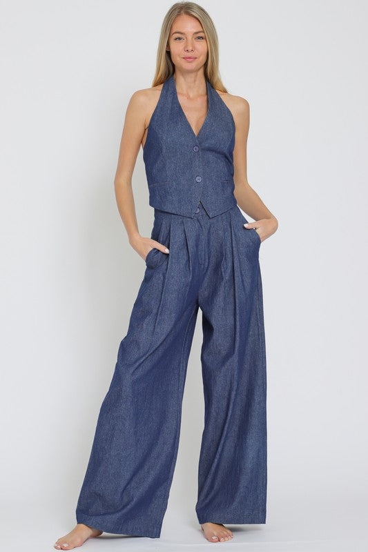 High Waist Denim Pant