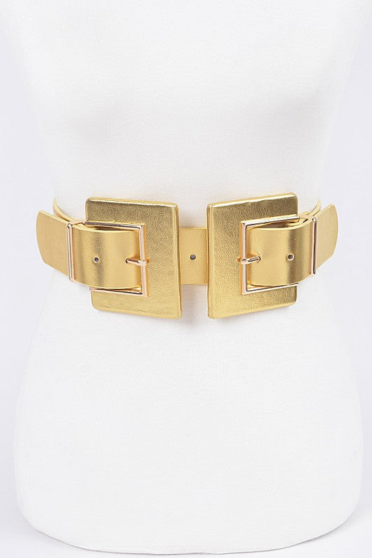 Two Buckle Elastic Belt