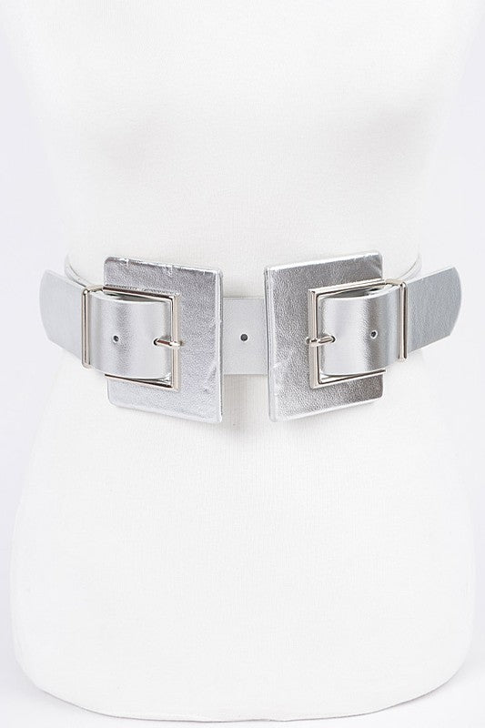 Two Buckle Elastic Belt