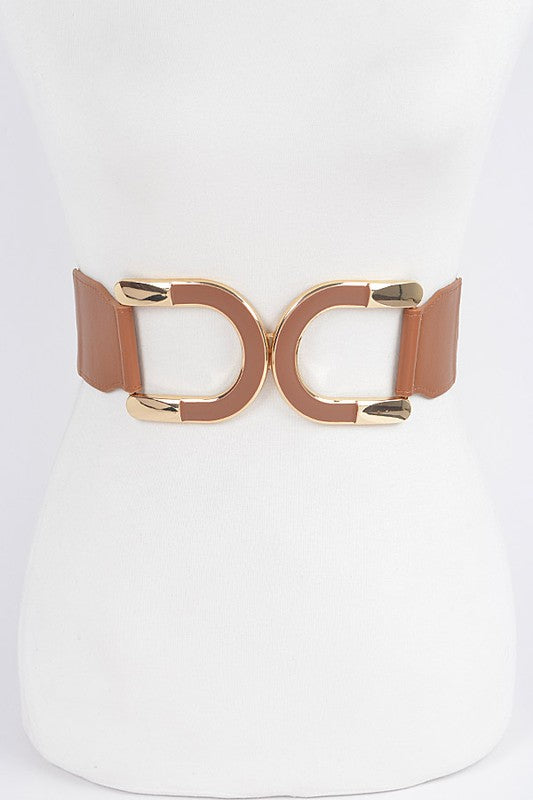 Multi Metal Buckle Elastic Belt