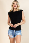 Cotton Puff Shoulder Muscle Tee