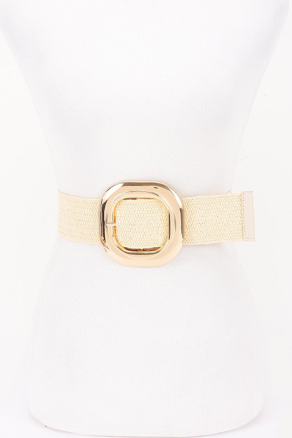 Metal Buckle Elastic Belt