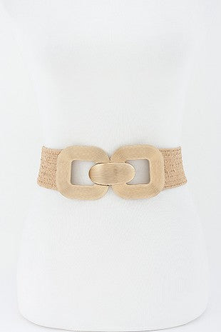 Metal Buckle Elastic Belt
