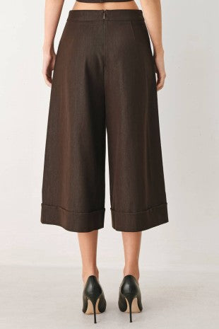 Solid Culotte Pant