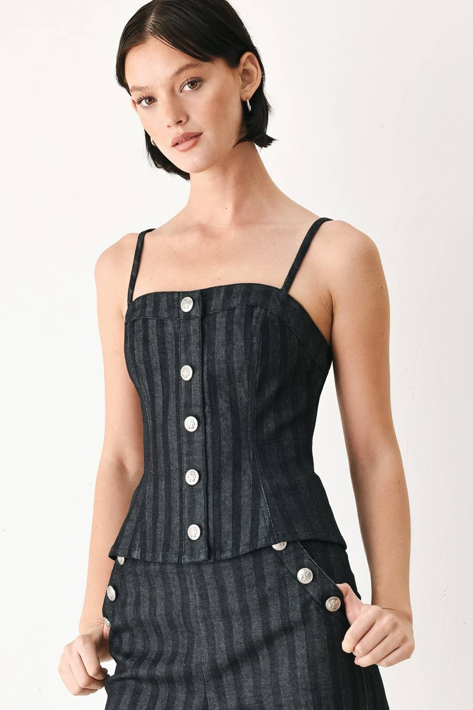 Striped Woven Top