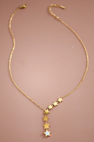 18K Gold Non-Tarnish Stainless Steel Necklace