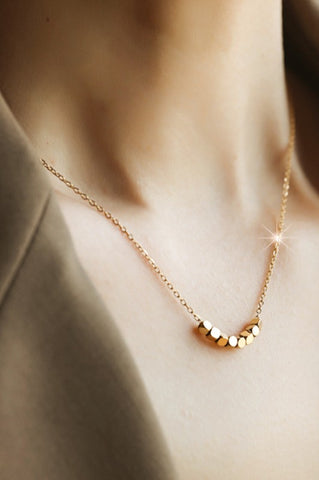 18K Gold Non-Tarnish Stainless Steel Necklace