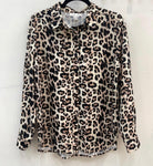 Long Sleeve Leopard Printed Shirts