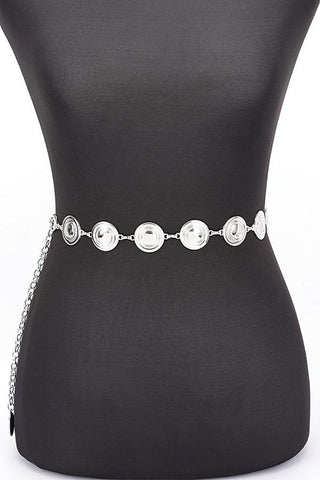 Round Metal Chain Belt