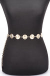 Round Metal Chain Belt