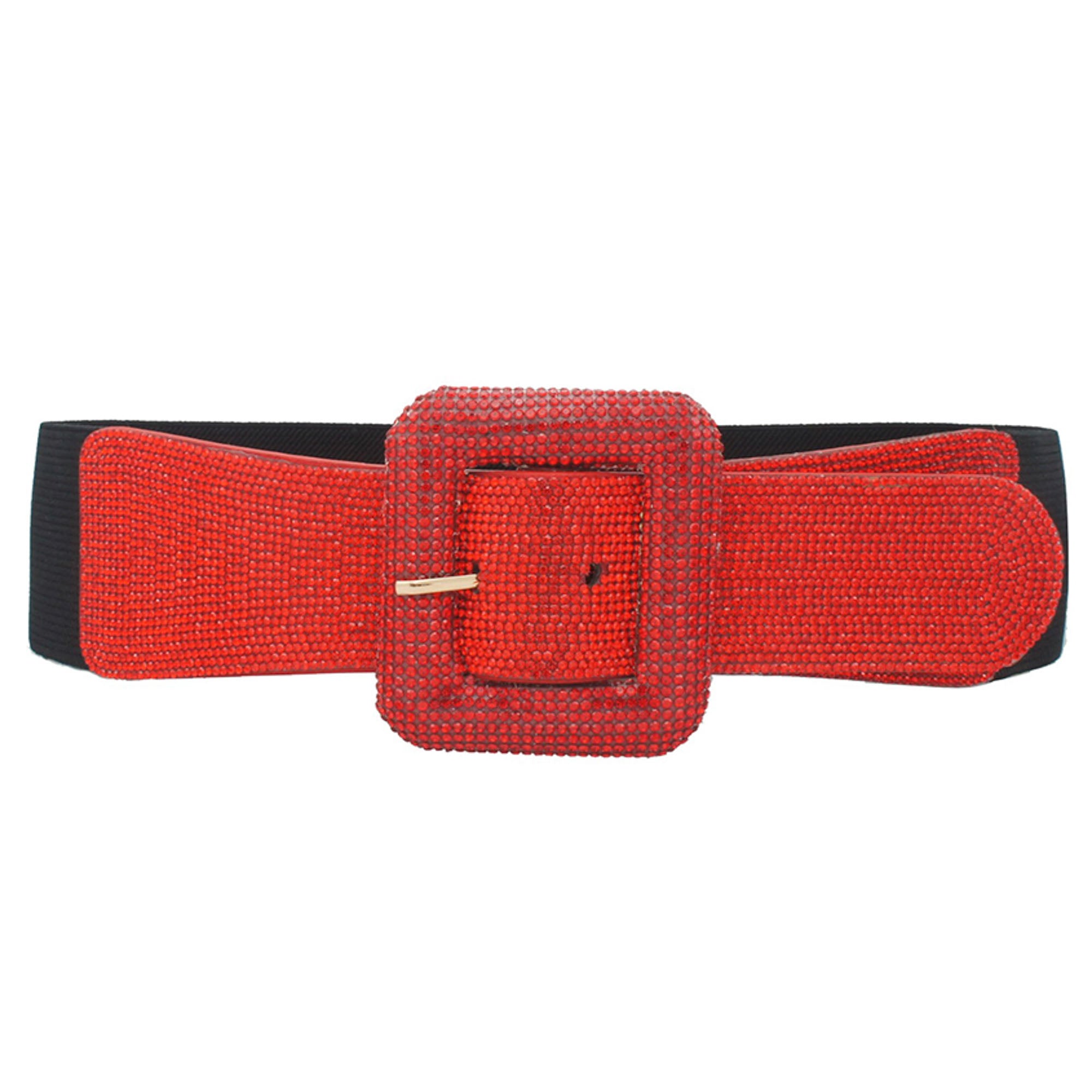 GLAM OUT RECTANGLE BUCKLE RS ELASTIC BELT