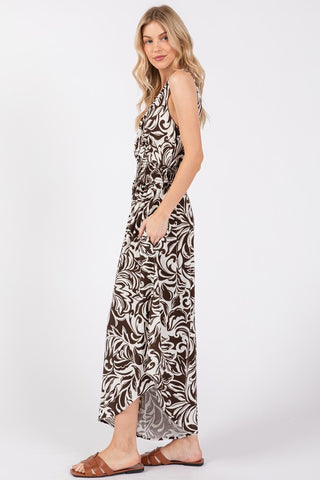 Print Wide Leg Jumpsuit
