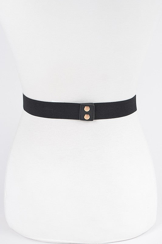 Multi Metal Buckle Elastic Belt