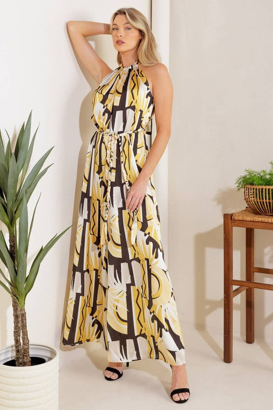 Printed Woven Jumpsuit