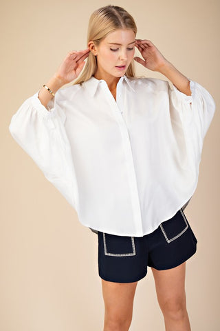 Button Down Front Shirt