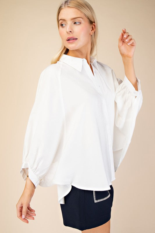 Button Down Front Shirt