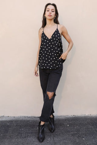 Timeless Polka Dot Cami Top