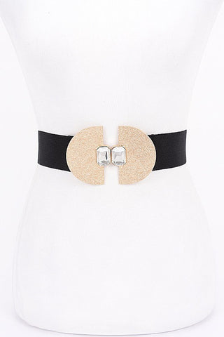 Metal Buckle Elastic Belt