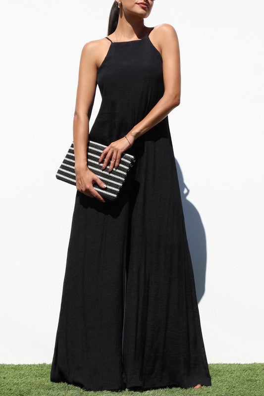 LOOSE FIT WOVEN JUMPSUIT