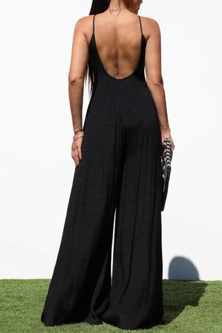 LOOSE FIT WOVEN JUMPSUIT