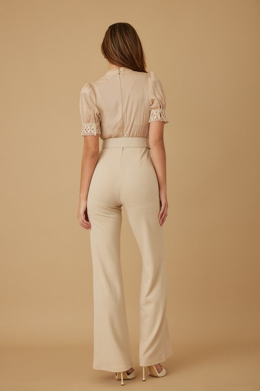 Vintage Patten Short Sleeve Jumpsuit