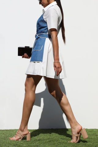 Vest Woven Mini Dress