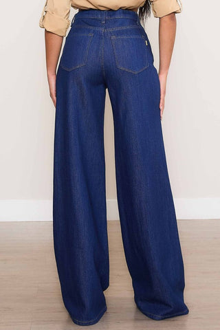 Indigo Wide Jeans Vibrant