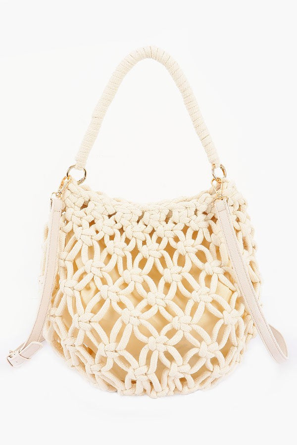 Braided Cotton Hobo Bag