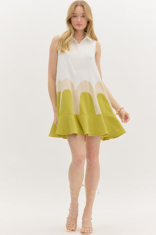Collar button front closure