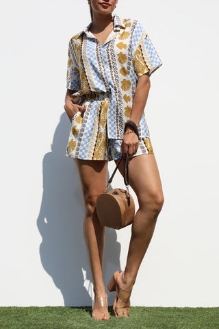 Loose Fit Shirt And Pant Set