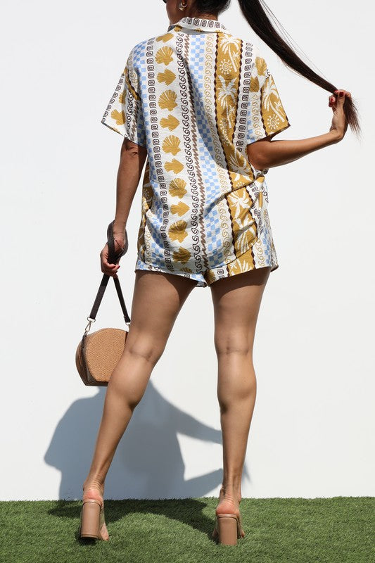 Loose Fit Shirt And Pant Set